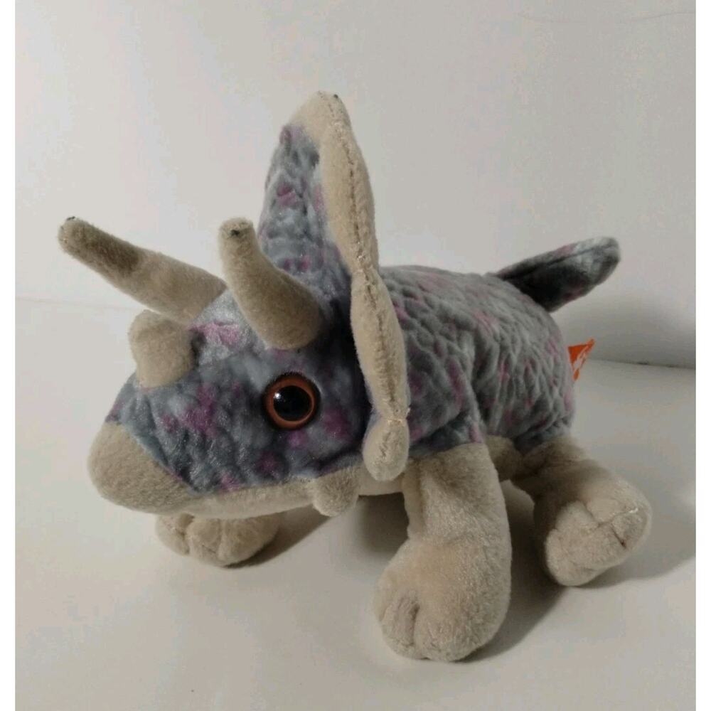 Wild Republic Triceratops Dino Plush Animal Dinosaur Stuffed Toys 9"